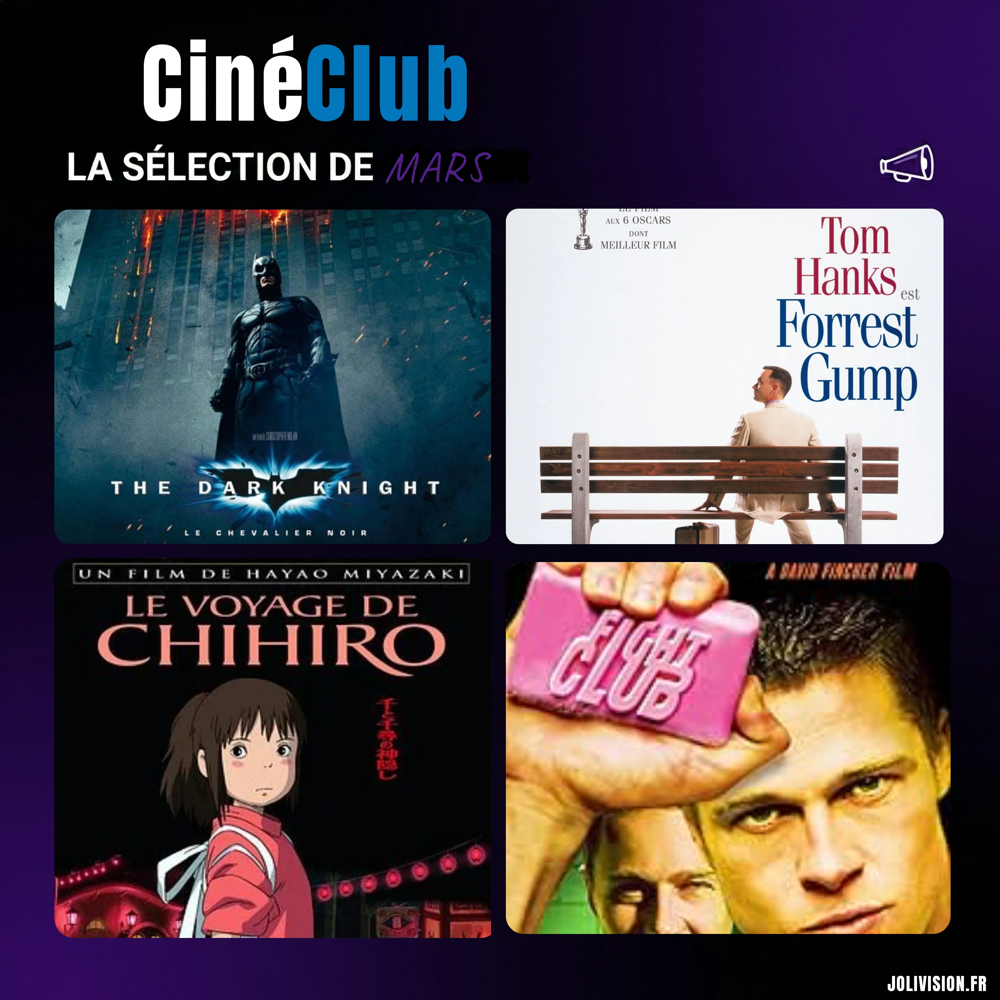 Sélection Ciné Club de Mars